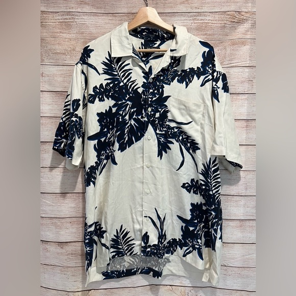 Mens Nautica Silk Button Down size XL - Picture 1 of 4